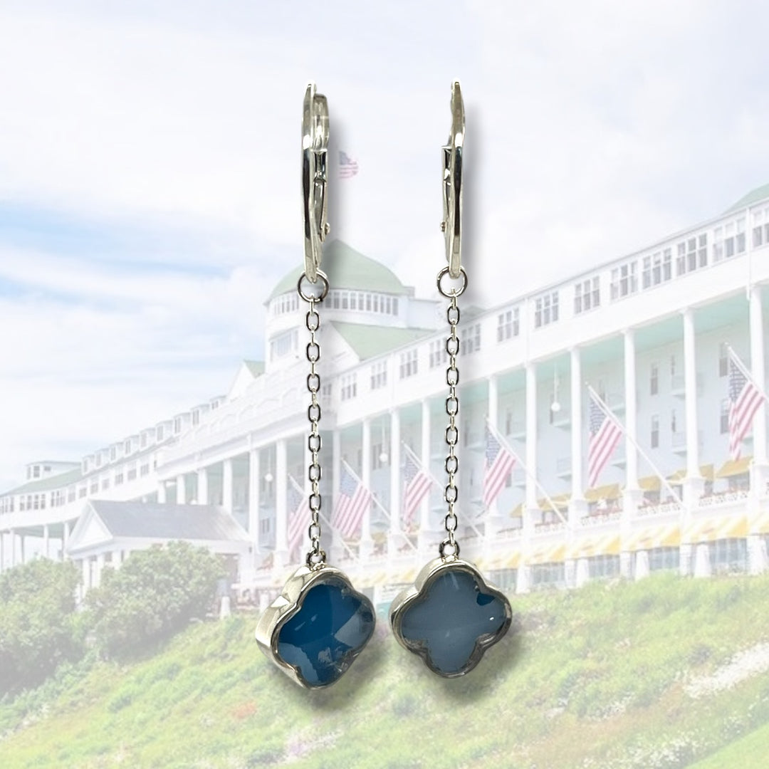 Mo Drop Earrings | Silver