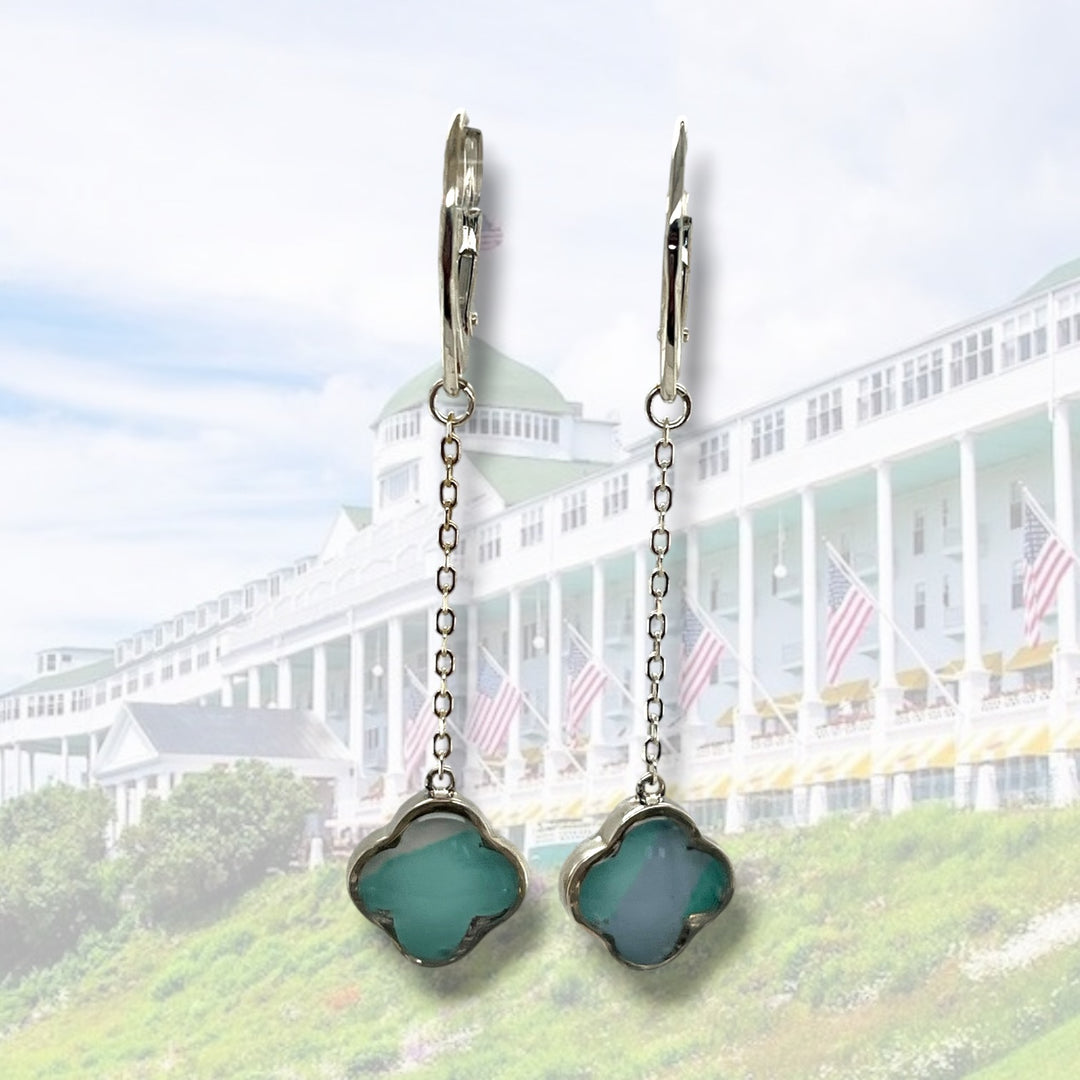 Mo Drop Earrings | Silver