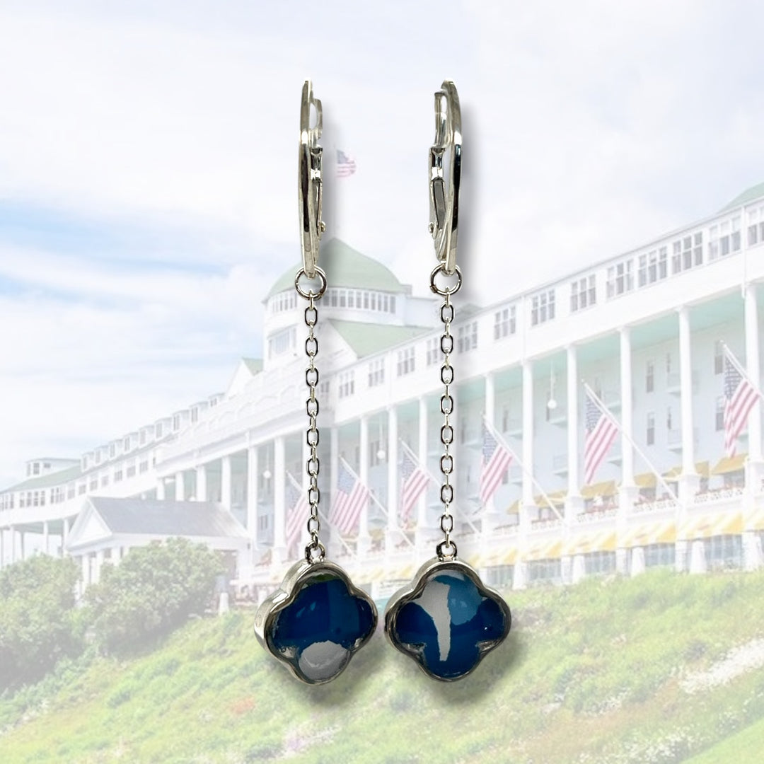 Mo Drop Earrings | Silver