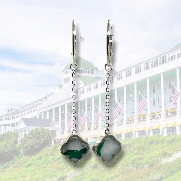 Mo Drop Earrings | Silver