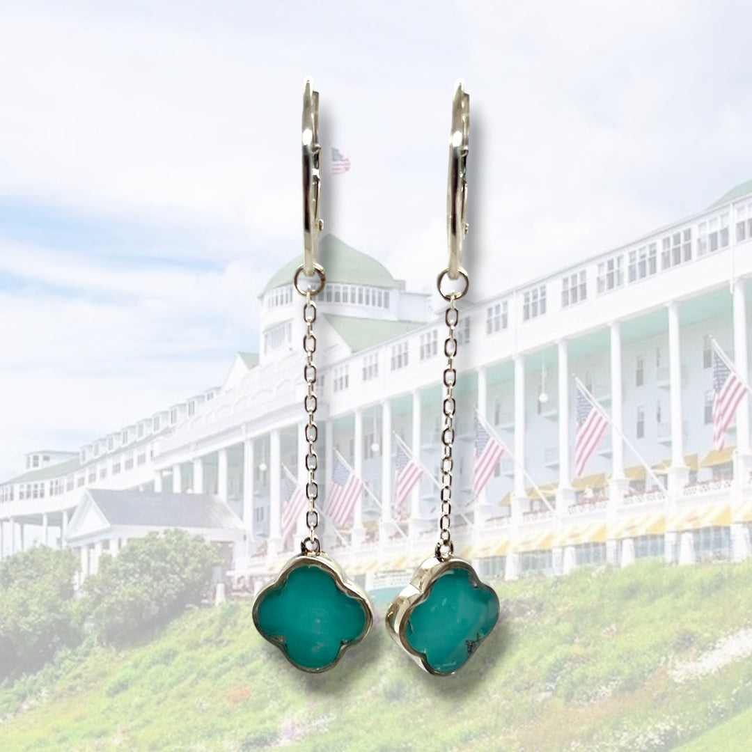 Mo Drop Earrings | Silver