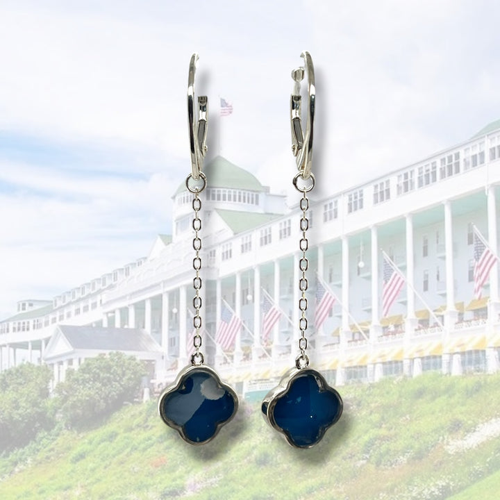 Mo Drop Earrings | Silver