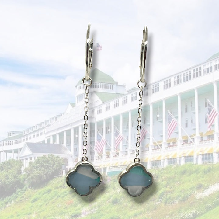 Mo Drop Earrings | Silver