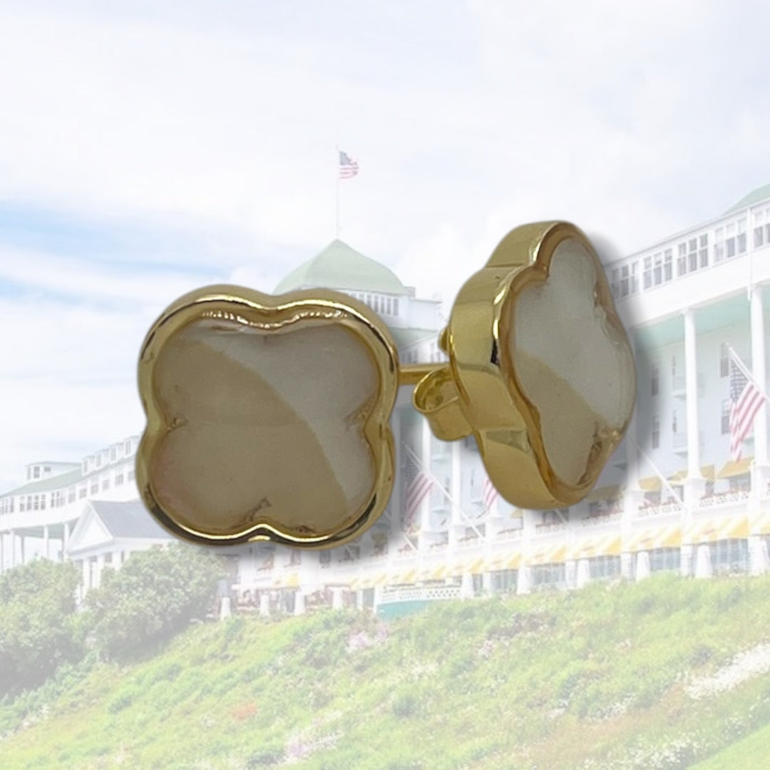 Tatiana Stud Earrings | Gold