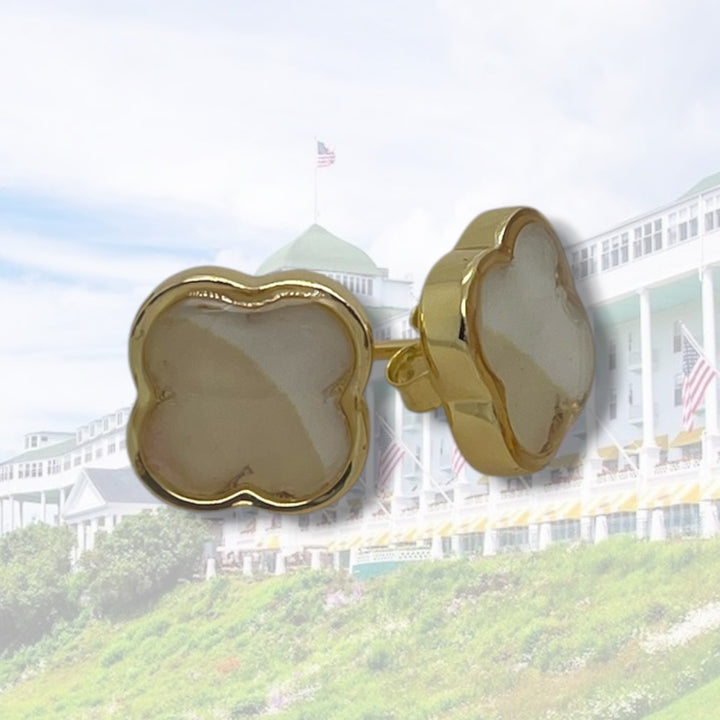 Tatiana Stud Earrings | Gold