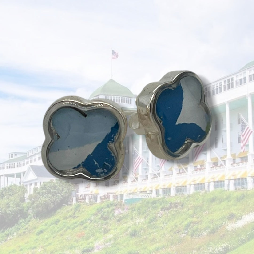 Tatiana Stud Earrings | Silver