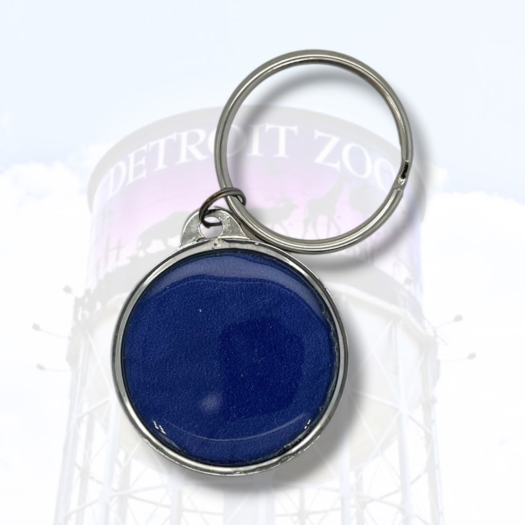Detroit Zoo Keychain | Pewter