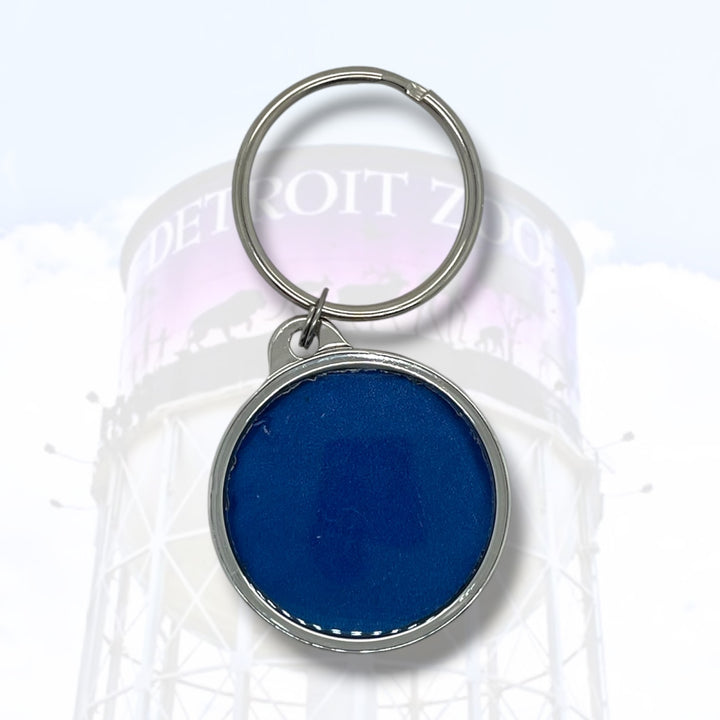 Detroit Zoo Keychain | Pewter