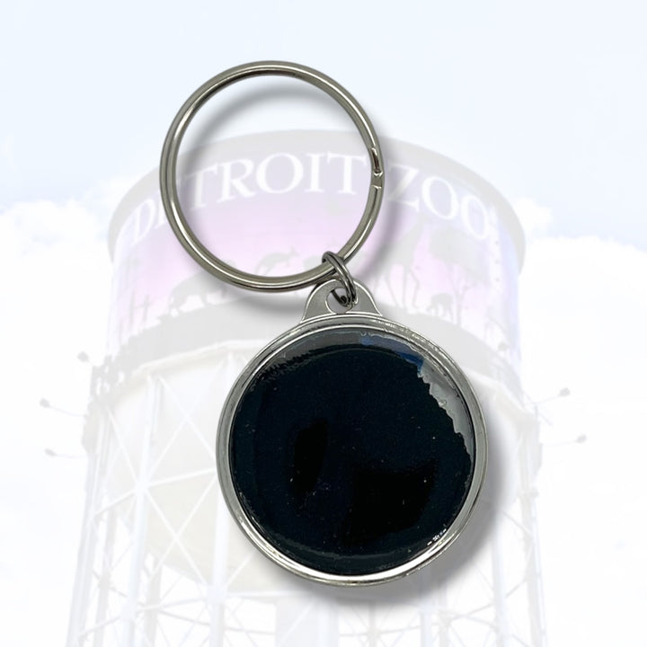 Detroit Zoo Keychain | Pewter