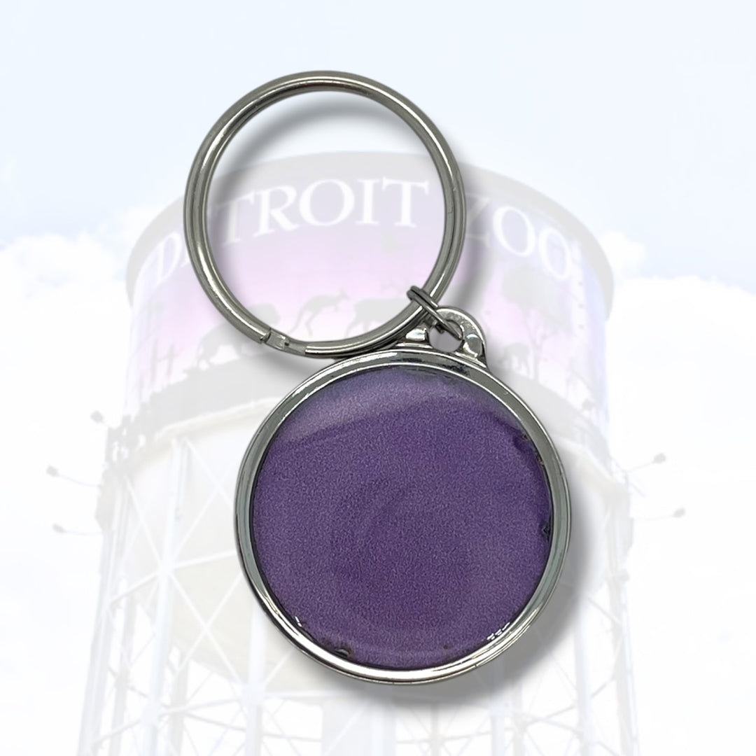 Detroit Zoo Keychain | Pewter