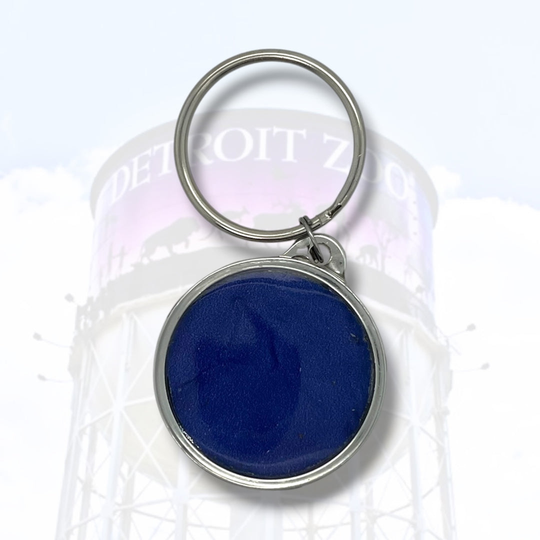 Detroit Zoo Keychain | Pewter