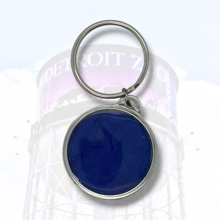 Detroit Zoo Keychain | Pewter