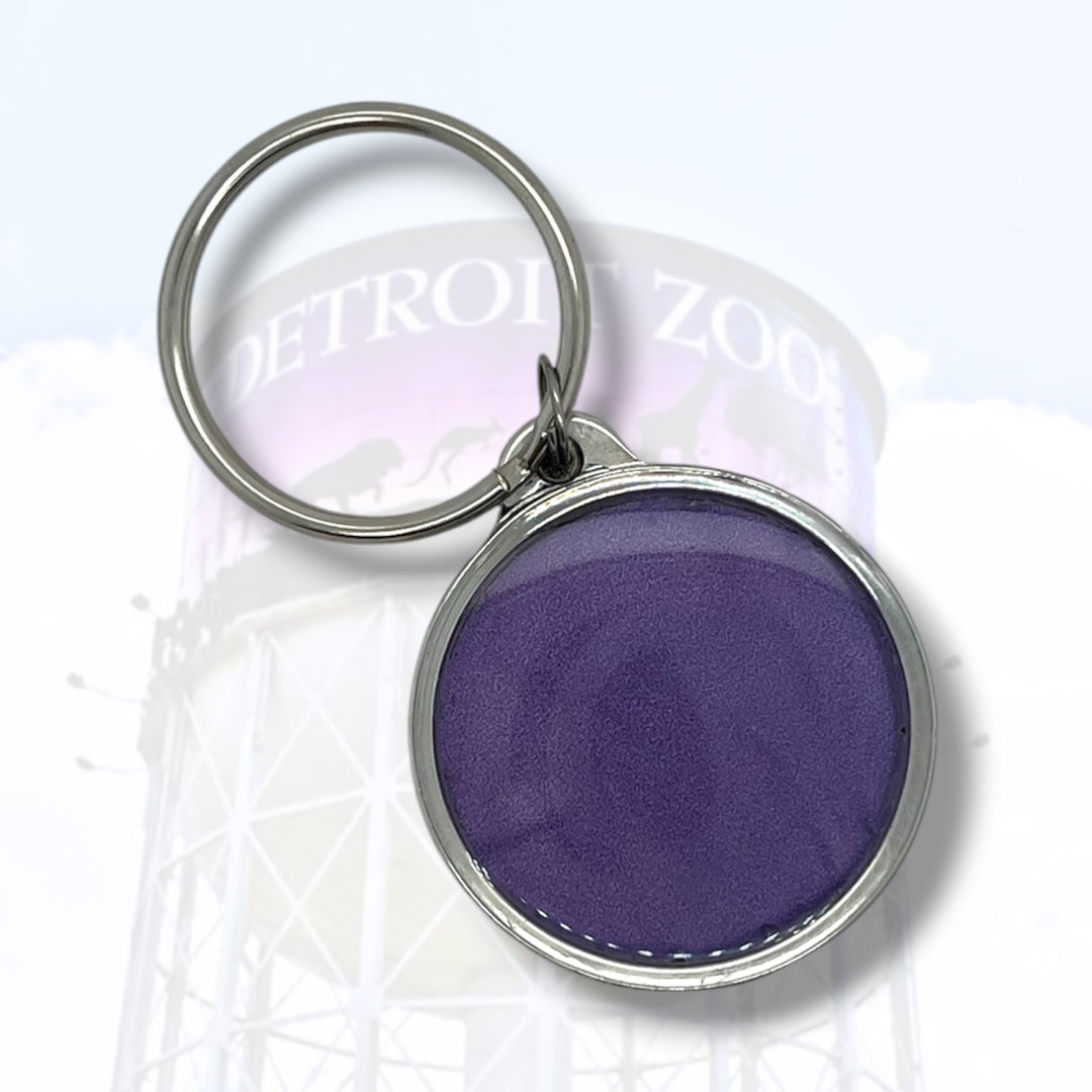 Detroit Zoo Keychain | Pewter