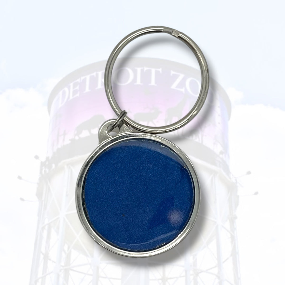 Detroit Zoo Keychain | Pewter
