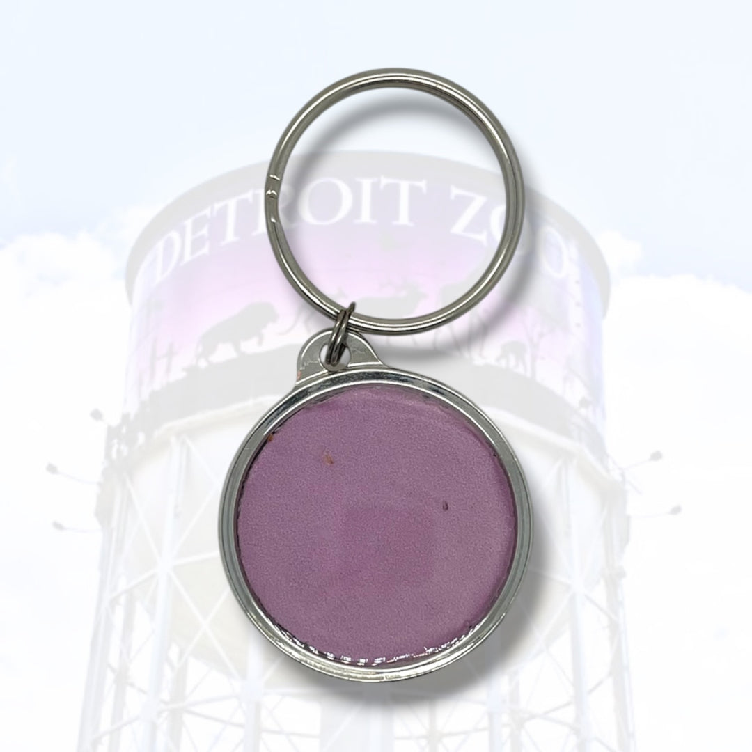 Detroit Zoo Keychain | Pewter