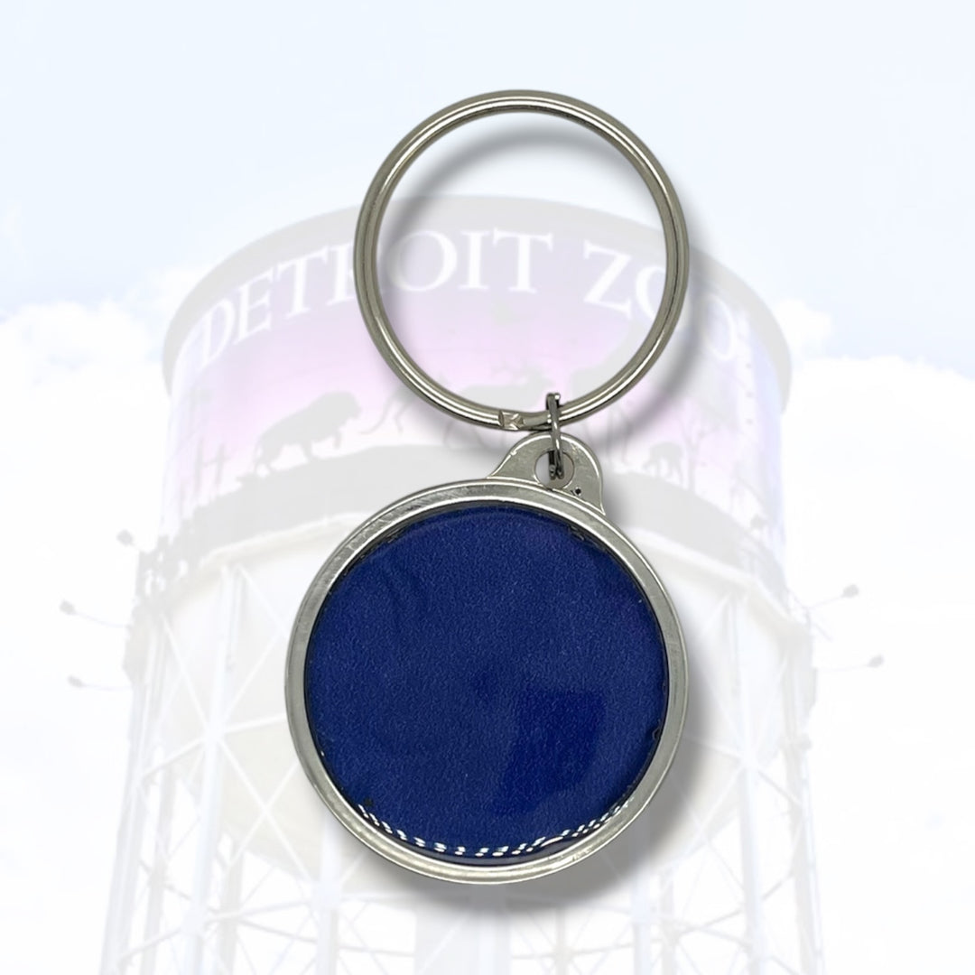 Detroit Zoo Keychain | Pewter