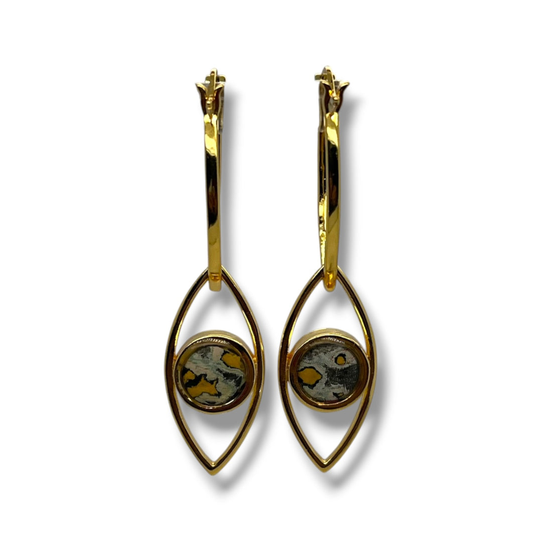 Clara Drop Earrings | Gold