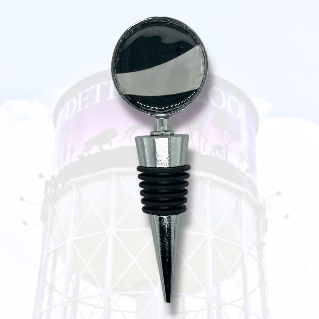 Detroit Zoo Bottle Stopper | Metal Alloy