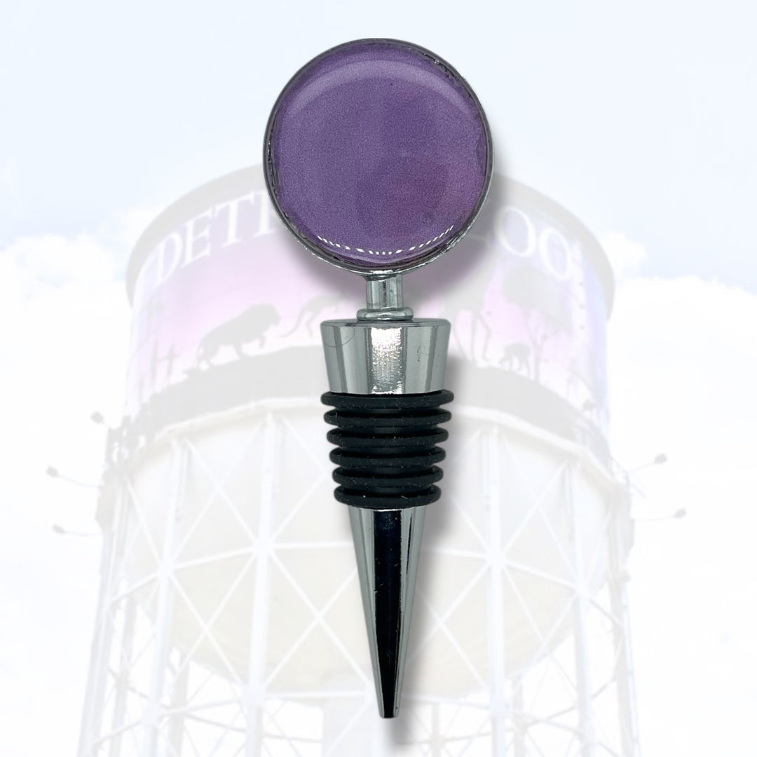 Detroit Zoo Bottle Stopper | Metal Alloy