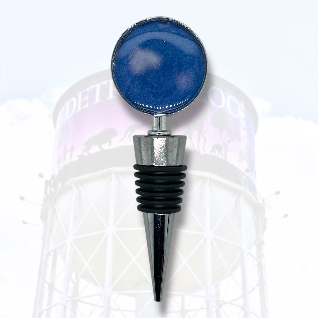Detroit Zoo Bottle Stopper | Metal Alloy