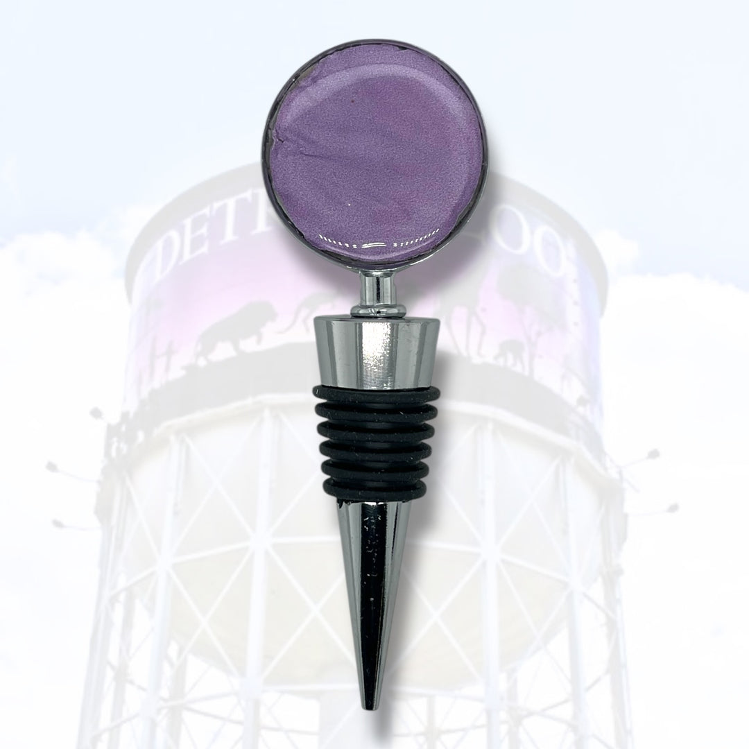 Detroit Zoo Bottle Stopper | Metal Alloy
