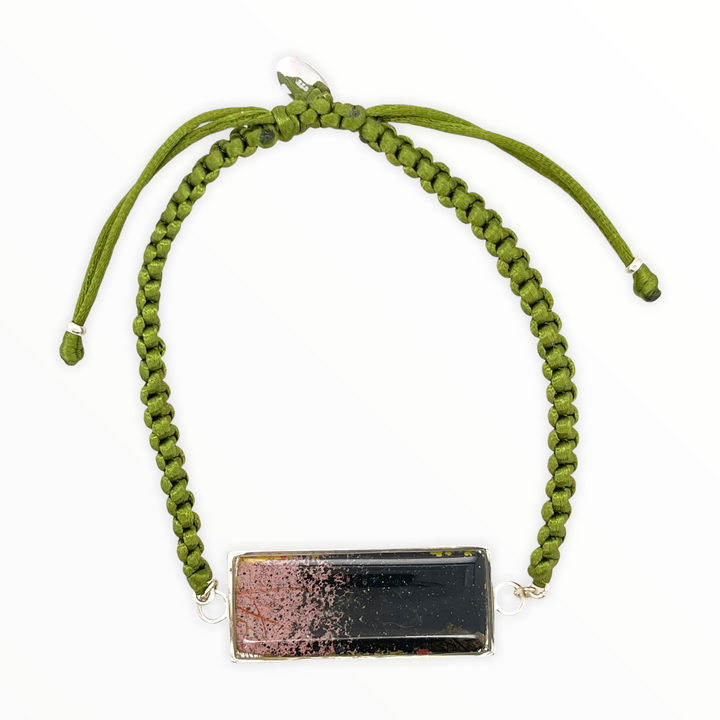 Carl Bracelet | Silver | Olive