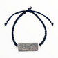 Carl Bracelet | Silver | Navy