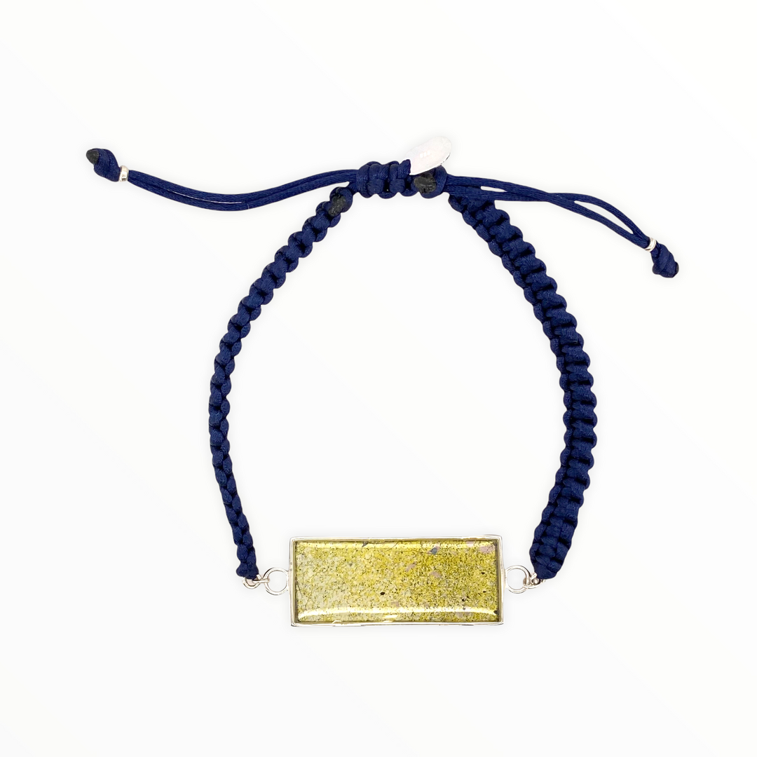 Carl Bracelet | Silver | Navy