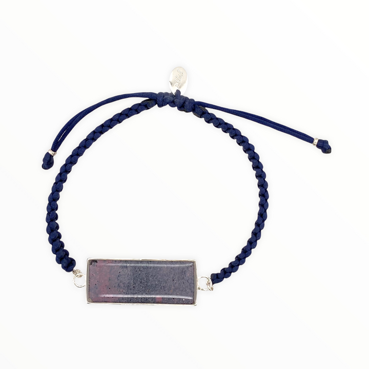 Carl Bracelet | Silver | Navy