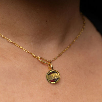 Olympia Stadium Charm | Gold & Silver