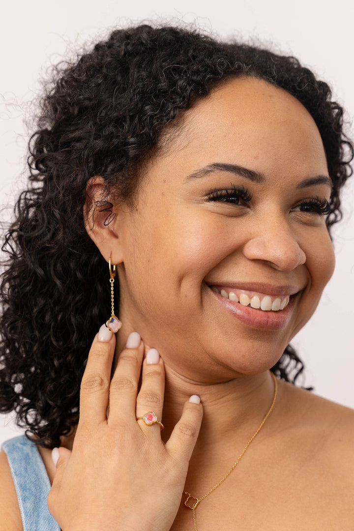 Mo Drop Earrings  |Gold