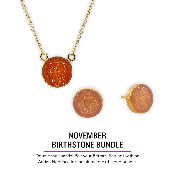 Brittany Earrings | Gold | November