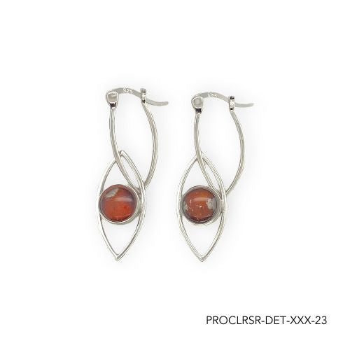 Clara Drop Earrings | Rhodium