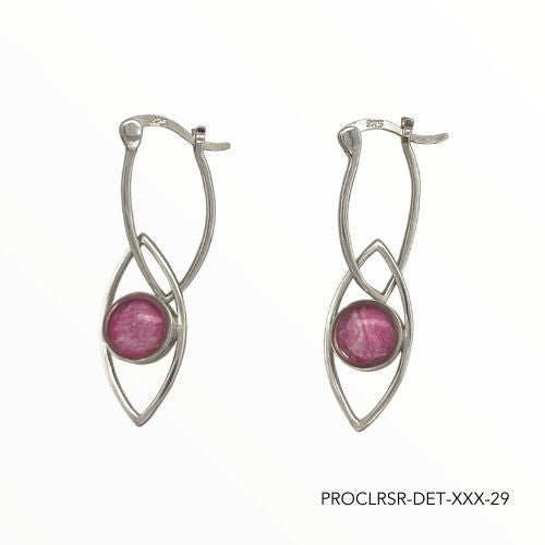 Clara Drop Earrings | Rhodium