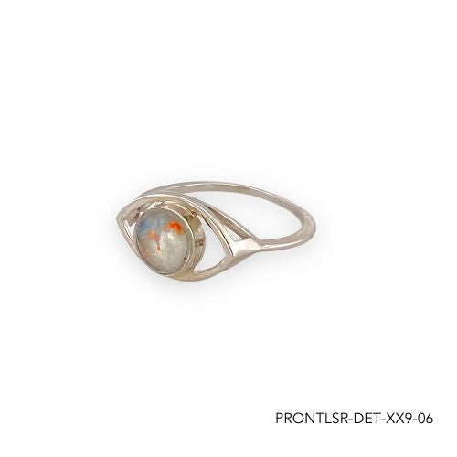 Natalie Ring | Rhodium | Size 9