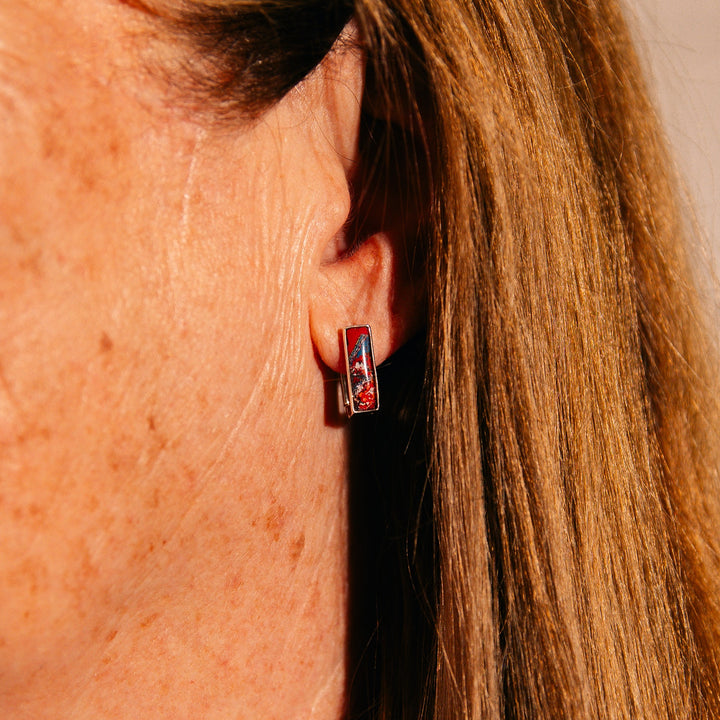 Beatrice Huggie Earrings