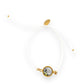 Taylor Bracelet | Gold | White