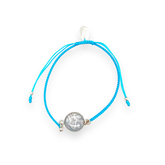 Taylor Bracelet | Silver | Aqua