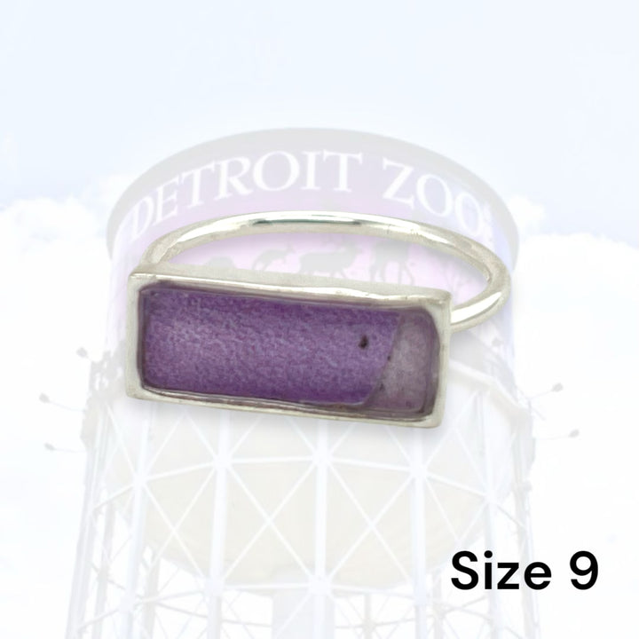 Detroit Zoo Lauren Ring | Silver Size 9