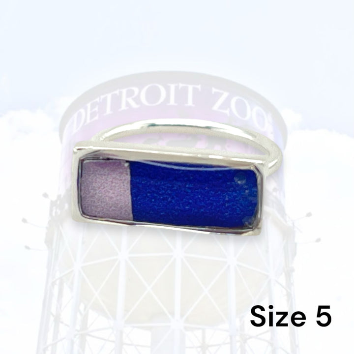 Detroit Zoo Lauren Ring | Silver Size 5