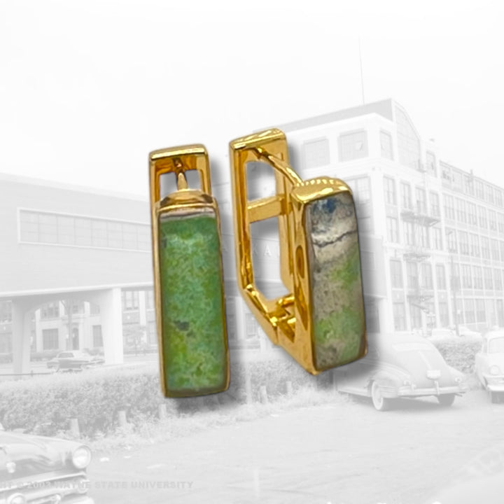 Beatrice Huggie Earrings | Gold