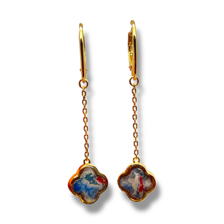 Mo Drop Earrings  |Gold