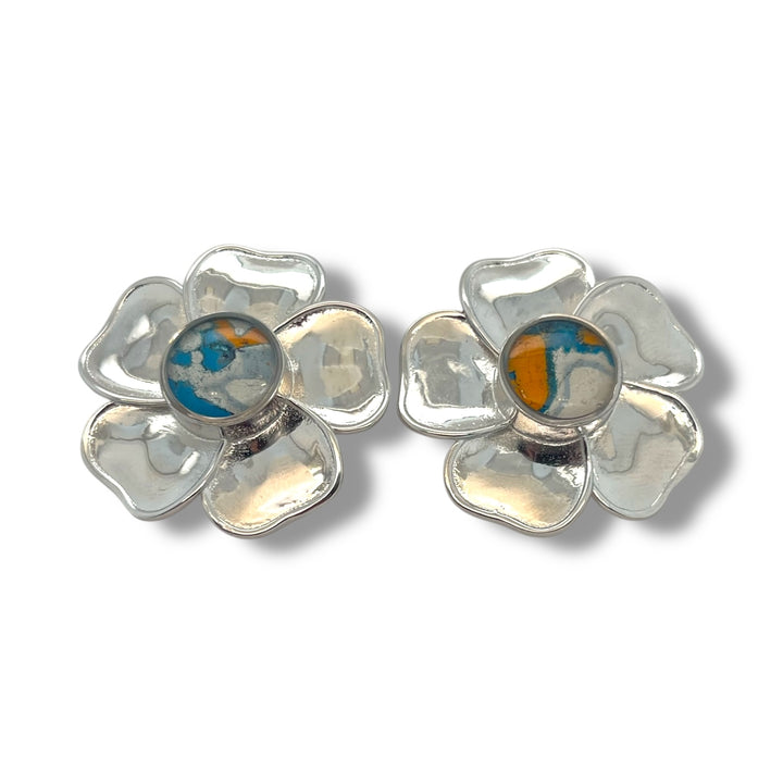 Brene Earrings | Rhodium