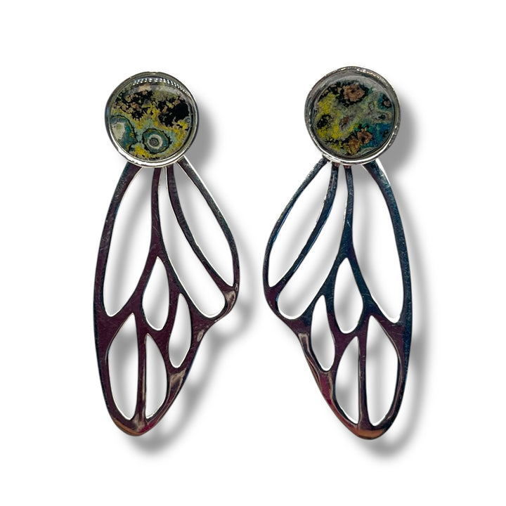 Callie Butterfly Earrings | Silver