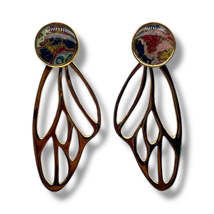 Callie Butterfly Earrings | Gold