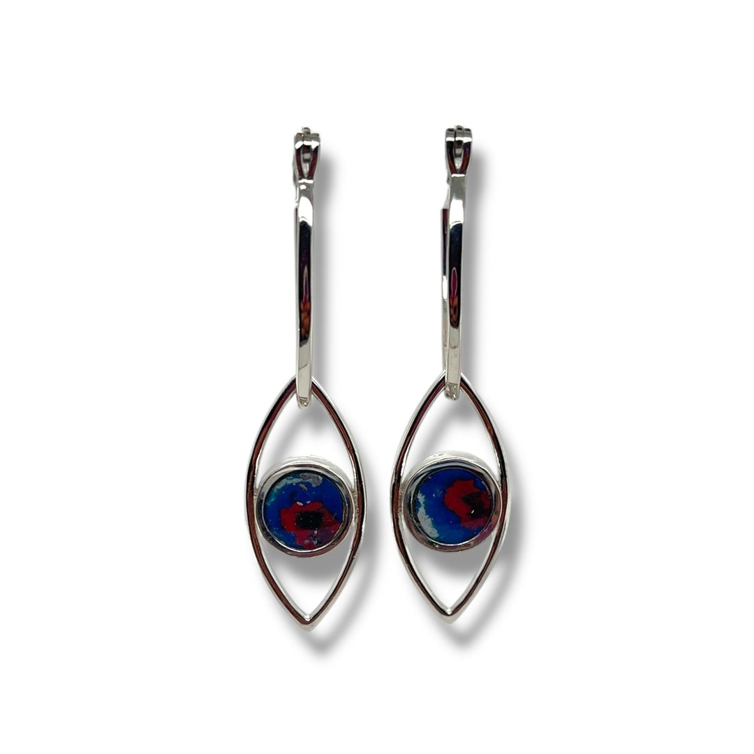 Clara Drop Earrings | Silver