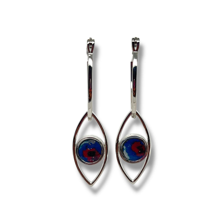 Clara Drop Earrings | Silver