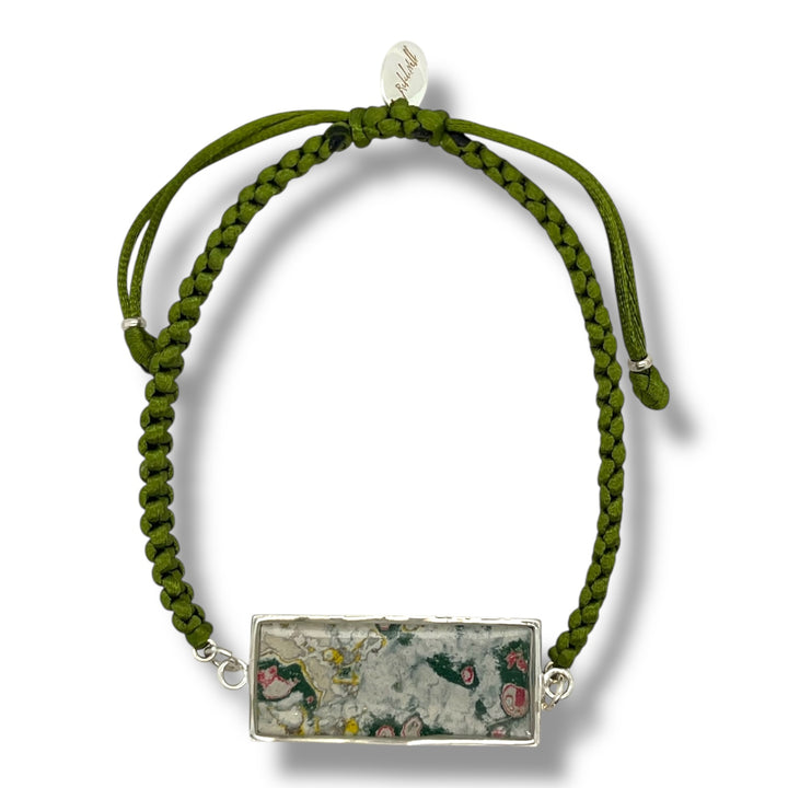 Carl Bracelet | Silver | Green