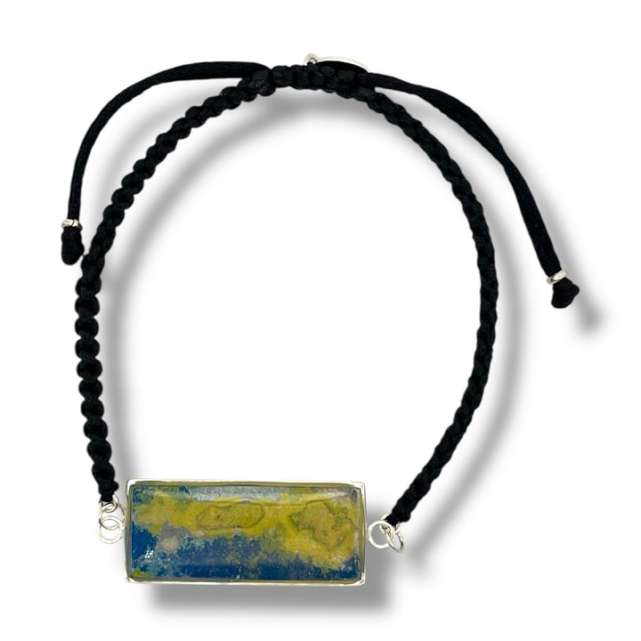 Carl Bracelet | Silver | Black