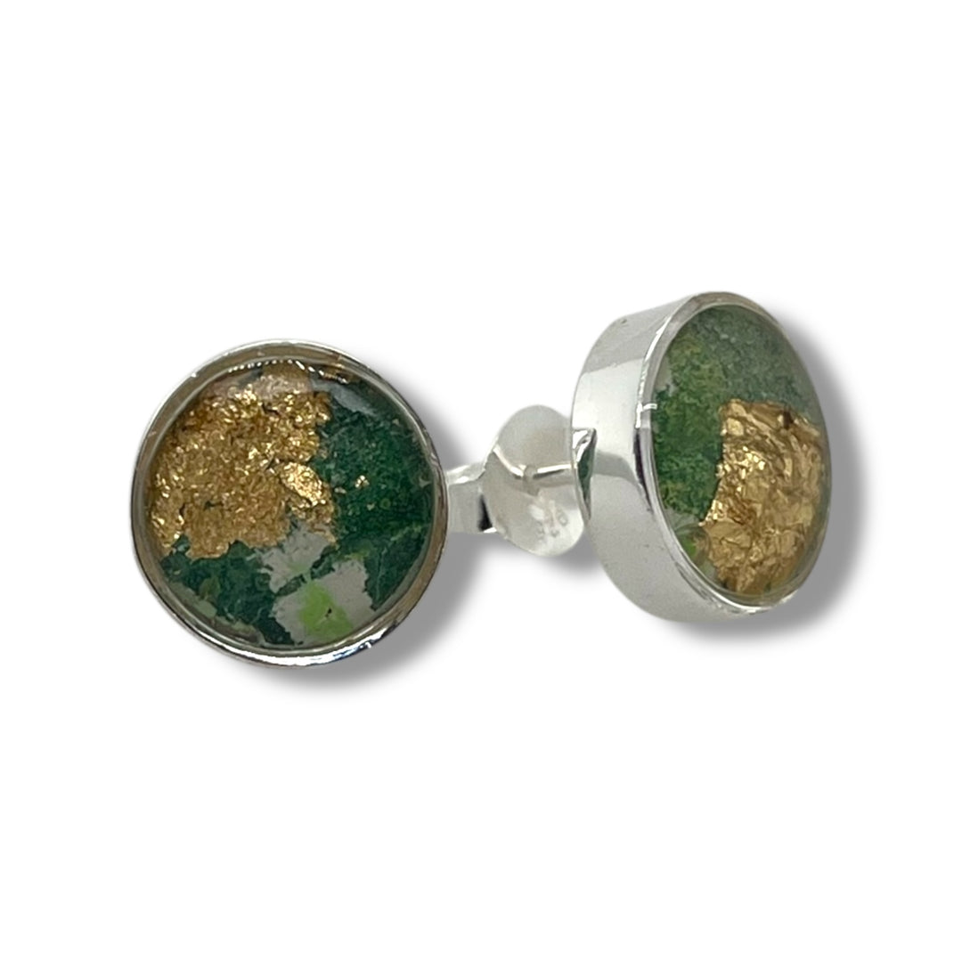 Michigan State Brittany Earrings | Silver